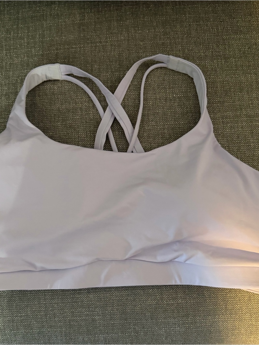 lululemon athletica Light Lavender Crisscross Sports Bra